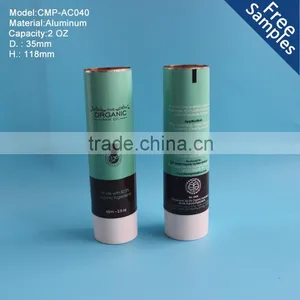 2 OZ Double Wall Cap Aluminum Tube for Nutrition Gel ,60g Collapsable Aluminum Tube thumbnail-1