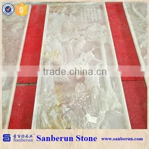3D Natural White Onyx Feature Wall Panel Price thumbnail-6