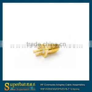 Sma Male Bulkhead Connector Straight RP-SMA End Launch Jack(male Pin) PCB Mount With Solder Post Terminal thumbnail-1