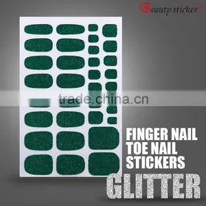 Self-adhesive High Quality Glitter Powder Nail Art Sticker thumbnail-3
