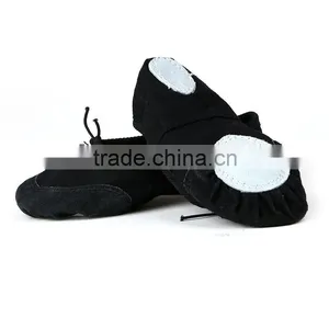 Wholesale Fashion Style Kids Soft Black and White Stripe Baby Girl Dance Shoes thumbnail-3