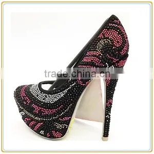 High Heel Ladies Shoes Luxury Jewel Dress Party Prom Women Shoes Quality Choice thumbnail-4