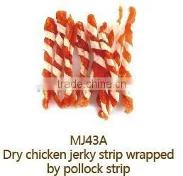 Pet Food-MJ43A-Chicken Strip Wrapped by Pollock Strip thumbnail-1