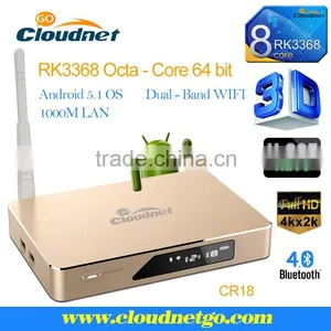 CR18 RK3368 4K 64 Bit Android 5.1 Octa Core TV BOX 2G/8G Dual Band 2.4G/5.8G Andrioid TV BOX thumbnail-2