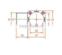 Sensor Sanitary Faucet Plastic Ware Flow Control Angle Valve 6V Solenoid Valves thumbnail-4