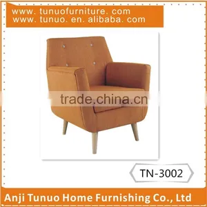 Arm Sofa,patchwork Back With 4 Buttons, Moveable Seat Cushion and KD Nature Rubber Wood Legs.,TN-3002 thumbnail-1