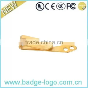 2016 Gold Stainess Steel Metal Blank Money Clip thumbnail-1