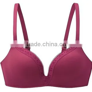 2014 New Arrival Ladies Underwear Seamless Wireless Soft Comfortable Bra thumbnail-2