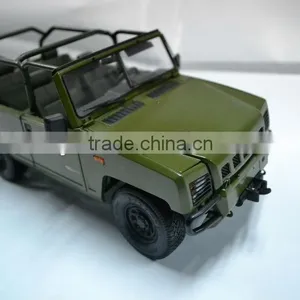 1:18 Diecast Metal Scale Military Jeep/truck Model thumbnail-1