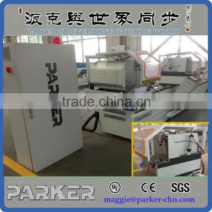 PVC Profile Cnc Control Double Mitre Cutting Saw/upvc Window Frame Cutting Machine/PVC Profile Cutting Machine thumbnail-3