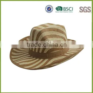 Wavy Selling Boater Mexico Sombrero Beach Straw Hat thumbnail-3
