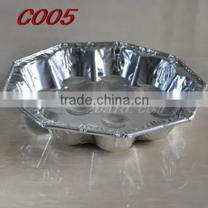 6.5" Snail Aluminum Foil Container C005 thumbnail-1