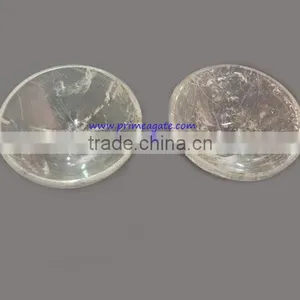 Crystal Quartz 2Inch Bowls :Wholesale Gemstone Bowls INDIA thumbnail-1