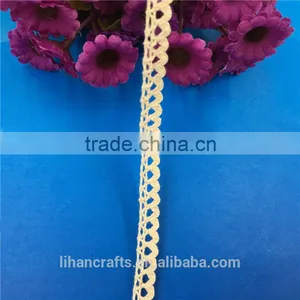 Wholesale High Quality H1109E Lace Ribbon,Crocheted Lace,100% Cotton Lace thumbnail-1