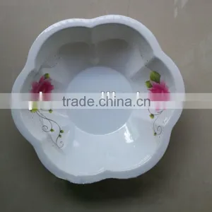 Plum Blossom Shaped Melamine Fruit Plate thumbnail-1