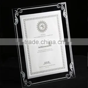 Made in China Clear Acrylic Frameless Picture Frame With Screw A4 thumbnail-1