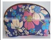 Printed Japanese Vintage Canvas Cosmetic Bag thumbnail-1