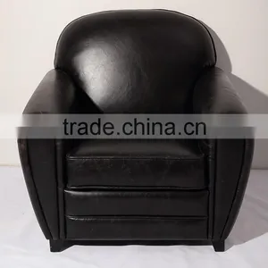 Luxury Leather Anonimo Chesterfield Sofa Wooden Sofa Chair thumbnail-2