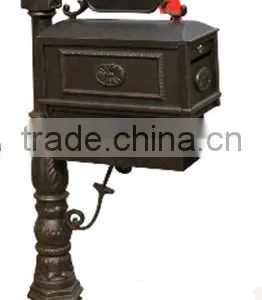 Wall Mounted Stainless Steel Designer Cardboard Mailbox Used Cylinder Lock thumbnail-1