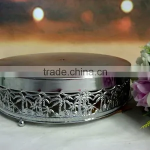Metal Wedding Cake Stand for Wedding Centerpieces With Exquisite Decor thumbnail-1
