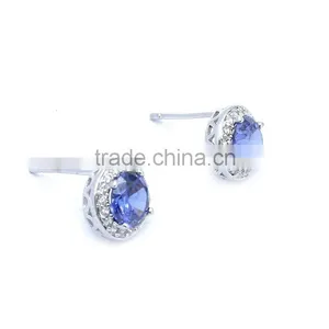 925 Sterling Silver Jewelry Wholesale Pure Silver Jewelry Stud Earrings thumbnail-2