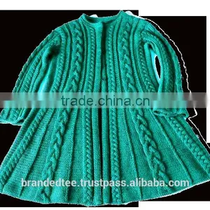 Hand Knitted Sweater HOT DESIGN MANY COLOR Cabel Custom Made thumbnail-4