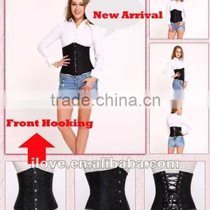 Black Lace Corset Wedding Dress With T-thong thumbnail-1