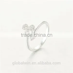 Wholesale Men Gay Ring Design With Clear CZ Diamend Clover thumbnail-2