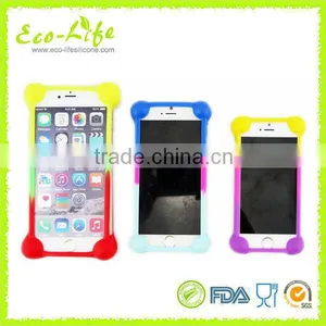 Universal 4-7 Inch Silicone Cellphone Case, Silicone Bumper Protector Case for All Phones thumbnail-2