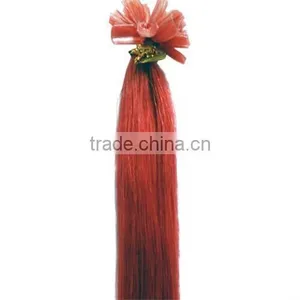 Prebonded Hair / Indian Remy Nail Tip , U Tip Hair Wefts- Remy Human Hair 100% thumbnail-1