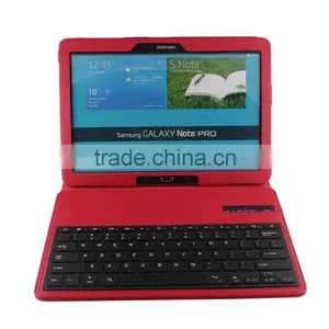 Litchi Pattern Customized Hot Selling Bluetooth Keyboard Case for Samsung Note PRO 12.2inch P900-SA109 thumbnail-1
