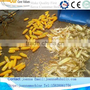 Sweet Corn Peeling Machine Whatsapp:008615838061756 thumbnail-1