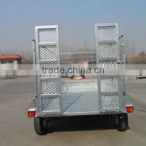 Heavy Duty Galvanized Tandem Hydraulic Tipper Box Trailers thumbnail-1