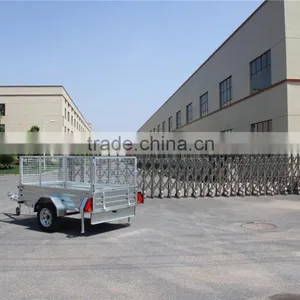 Galvanized Caged Utility Box Trailer For Sales thumbnail-6