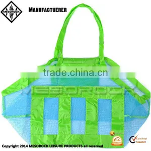 Large Sand Beach Children Beach Toys,clothes,towel Bag Mesh Storage Bag thumbnail-3