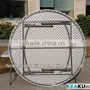 OEM BLOW MOLDING Plastic Table HDPE Plastic Folding Table and Chair thumbnail-5