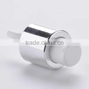 Good Quality Cream Pump With Silver Aluminum Collar thumbnail-6