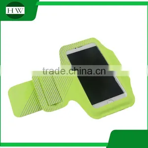 Outdoor Sport Accessories Logo Printed Reflective Armband Running Stretch Mobile Phone Arm Band Armbag thumbnail-3