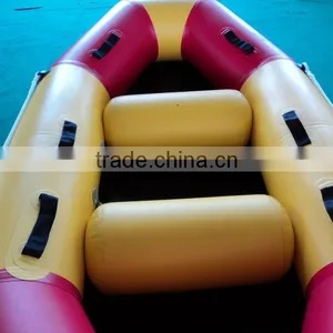 Red Pvc Inflatable Fishing Boat thumbnail-3