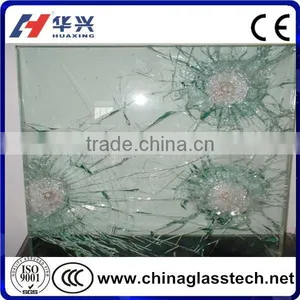 42mm Safety Laminated Bullet Resistant Glass thumbnail-1