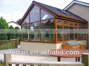 Customized Size Excellent Aluminum Commercial Glass Green Houses /prefabricated thumbnail-1