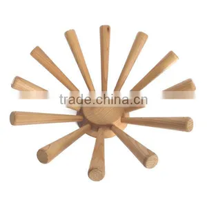 Wood Starburst Fruit Bowl thumbnail-2