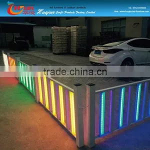 Illuminated Modern Highway Guardrail thumbnail-1