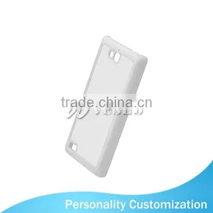 Custom Printed Cute Stylish 2D Sublimation White Color Plastic Mobile Phone Back Cover With Aluminum Sheet For Huawei Honor 3C thumbnail-3