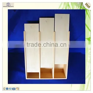 Wholesale Fsc Certified Natural Dividers Pine Wood Wine Boxes thumbnail-3