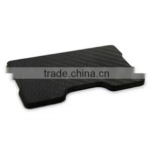 Real Carbon Fiber Minimalist Wallet Money Clip thumbnail-4