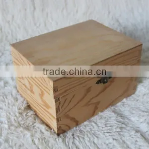Pine Wooden Jewellery Box Accept Custom Densing Size Logo thumbnail-2