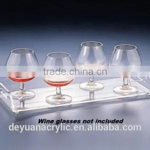 High Quality Clear Acrylic Serving Trays ,Home Storage Organization Storage Acrylic Trays thumbnail-1