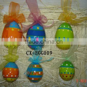 Easter Ceramics Egg With Flowers thumbnail-1