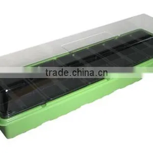 Propagator Windowsill Seed Tray Plug Trays + Lid Plant Seeds Indoor Plant Tray thumbnail-1